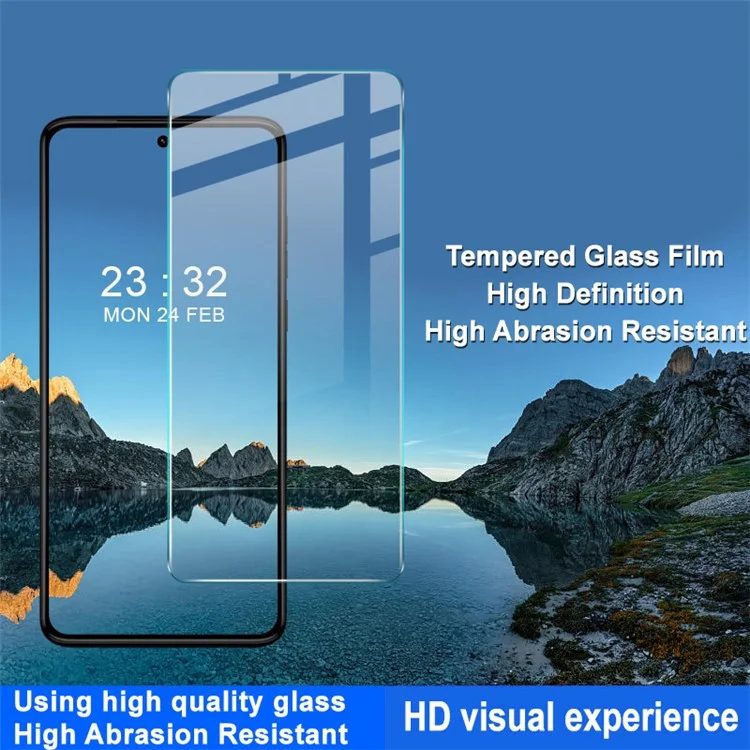 IMAK H-Serie für Motorola Moto G84 5G Gehärtetes Glasschutzfolie HD Klarer Bildschirmschutz