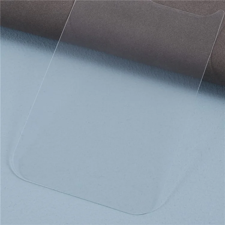 For iPhone 15 Pro Back Protector Straight Edge Tempered Glass Phone Back Film