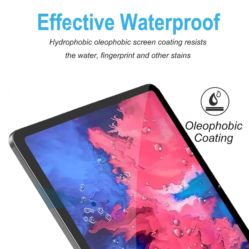2Pcs For Lenovo Tab P11 Gen 2 Tempered Glass 2.5D Screen Protector Anti-explosion Film