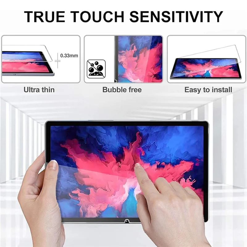 2Pcs For Lenovo Tab P11 Gen 2 Tempered Glass 2.5D Screen Protector Anti-explosion Film