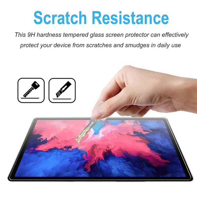 2Pcs For Lenovo Tab P11 Gen 2 Tempered Glass 2.5D Screen Protector Anti-explosion Film