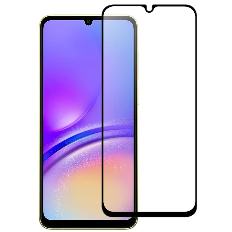 Para Samsung Galaxy A05s 4G Clear AGC Glass Screen Covering Film Black Edge Full Glue Screen Protector