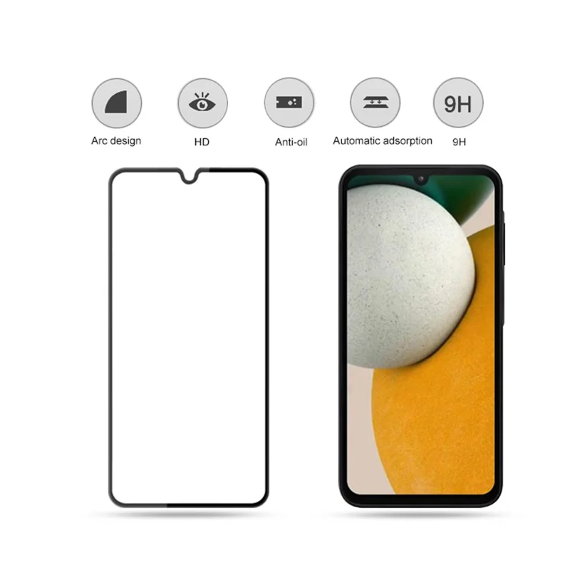MOCOLO For Samsung Galaxy A15 4G Tempered Glass Full Screen Protector Full Glue Film - Black