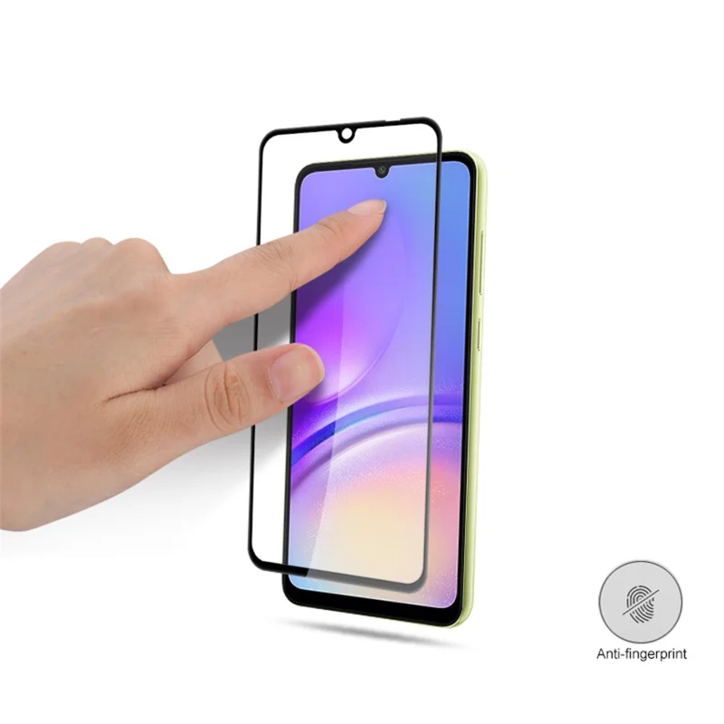 MOCOLO For Samsung Galaxy A05 4G Full Screen Protector Silk Printing Tempered Glass Film - Black