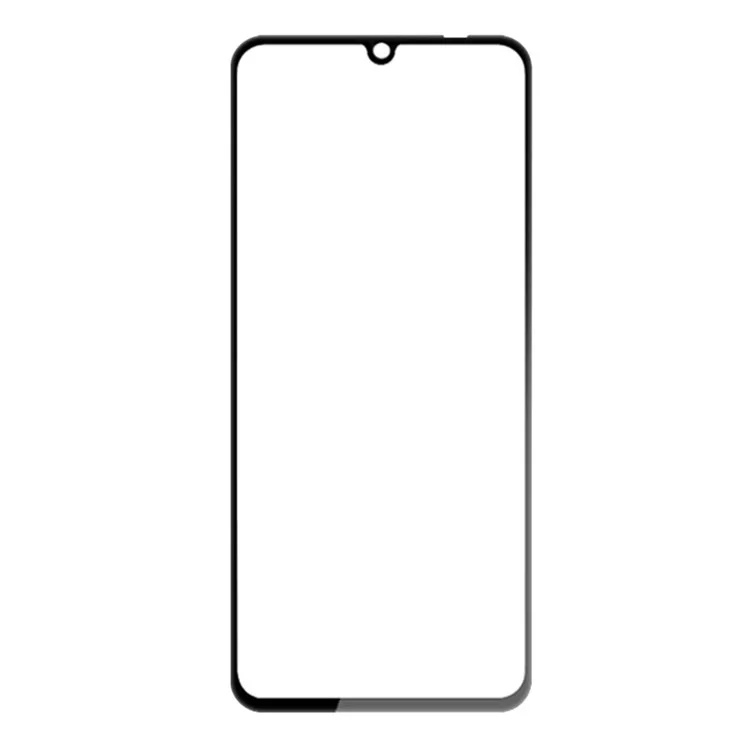 AMORUS Für Samsung Galaxy A05 4G HD Clear Screen Protector Silk Printing Full Glue Tempered Glass Film - Schwarz