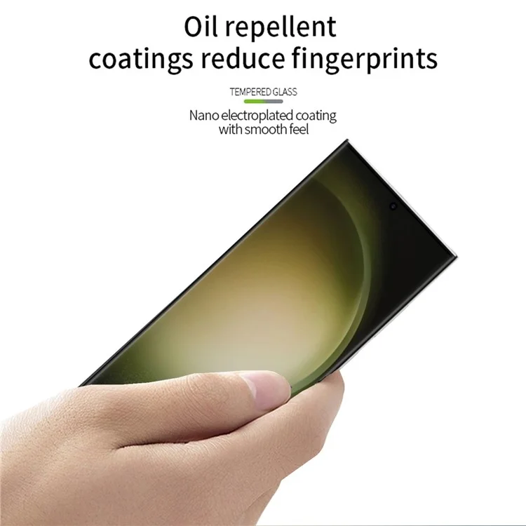 PINWUYO JK Tempered Glass Film Series-2 für Samsung Galaxy S24+ Hochwertiger Aluminium-Silizium-Glasschutz
