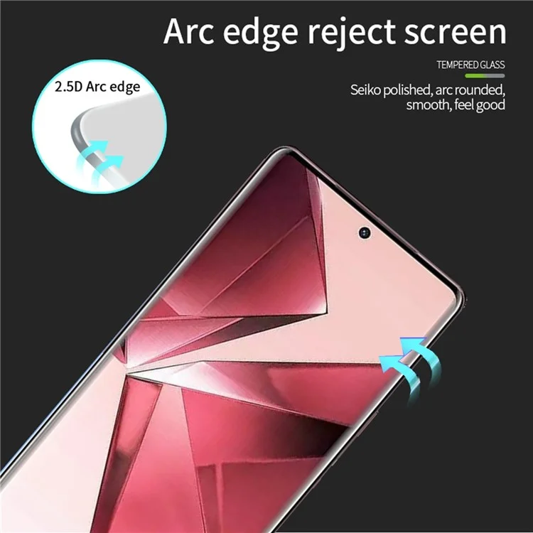 PINWUYO JK Série de films en verre trempé-2 Film d'écran pour vivo V29e (Global) 5G Protecteur d'écran en verre clair haute aluminium-silicium 