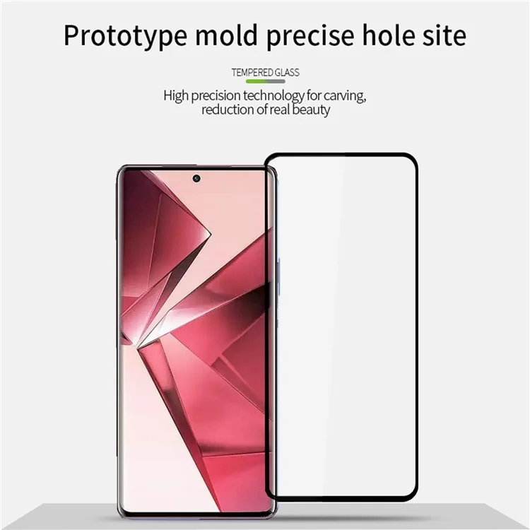 PINWUYO JK Série de films en verre trempé-2 Film d'écran pour vivo V29e (Global) 5G Protecteur d'écran en verre clair haute aluminium-silicium 