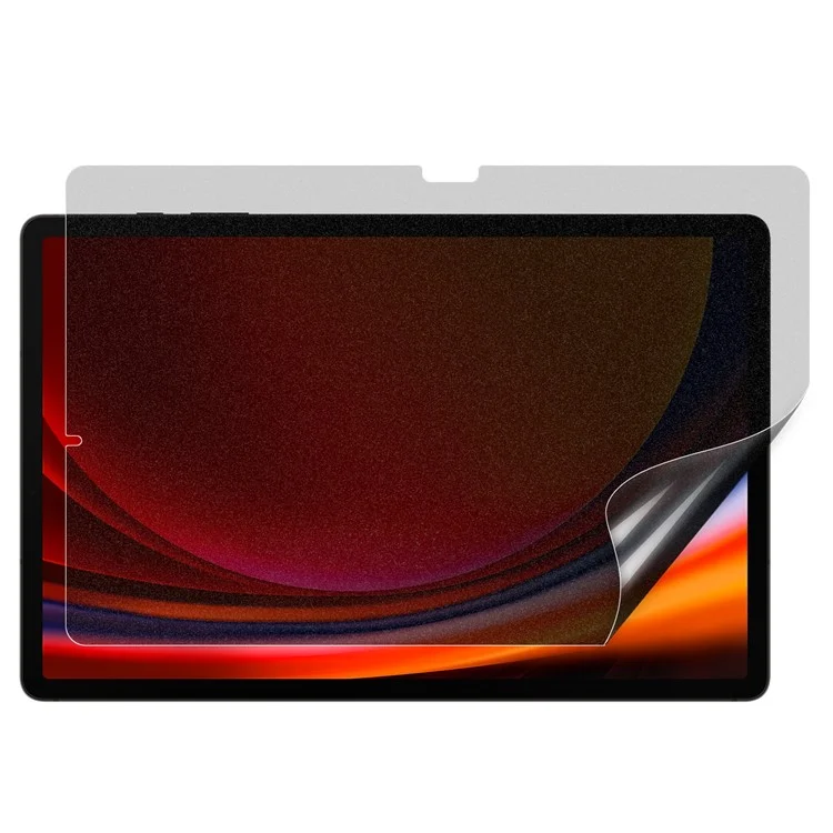 Для Samsung Galaxy Tab S10 Plus / S9+ / S8+ / S7+ / S7 FE мягкая PET-плёнка с полным клеем, матовая, экран для защиты от шпионажа