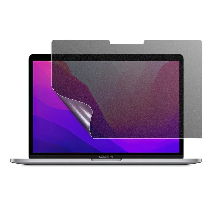 Für MacBook Air 13 Zoll (2013-2017) A1466 180 Grad Anti-Spionage-Bildschirmschutz Vollklebender matter PET-Folie