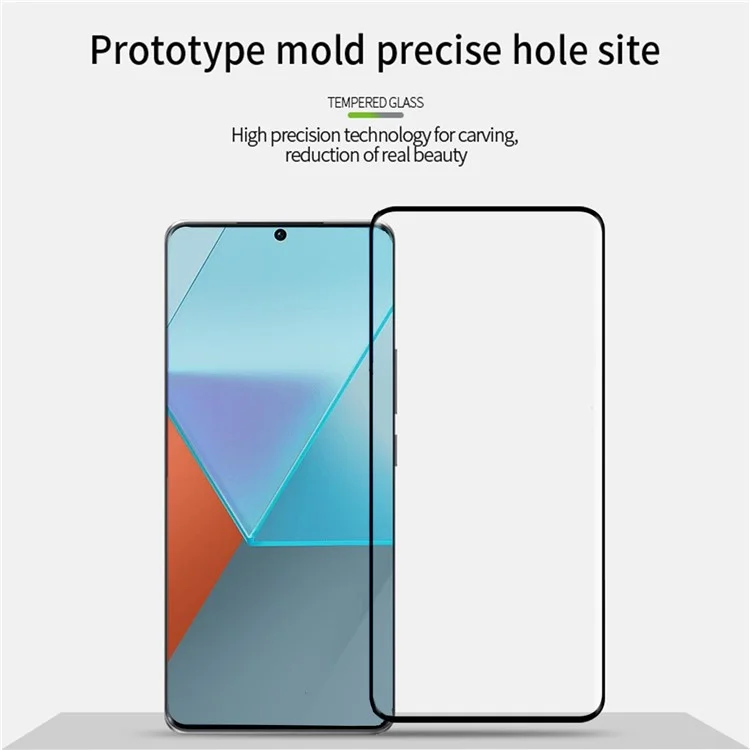 PINWUYO per Xiaomi Redmi Note 13 Pro+ Hot Bending Full Glue Screen Protector 3D Curved HD Clear Film