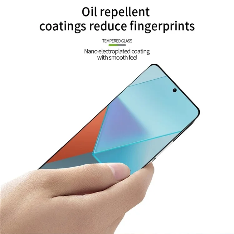 Pinwuyo Per Xiaomi Redmi Nota 13 Pro+ Calzatura Calda Protezione Per Colla Completa Protettore Curving HD Film Clear 3D 3D