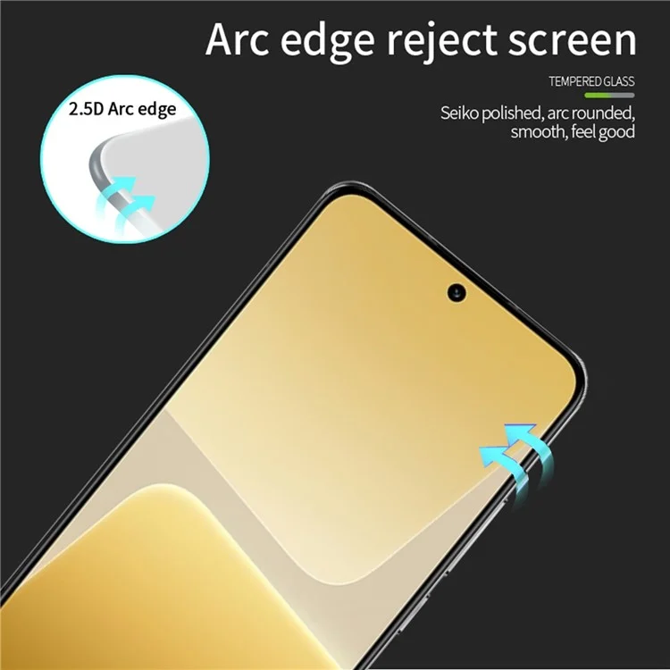 Série de films en verre trempé PINWUYO JK pour Xiaomi 14 Full Cover High Aluminum-silicon Glass Protector