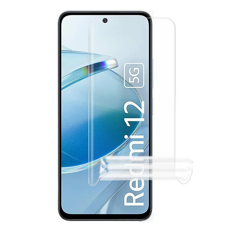 TPU Screen Protector for Xiaomi Redmi 12 5G (Global) Anti-scratch HD Clear Full Screen Covering Film