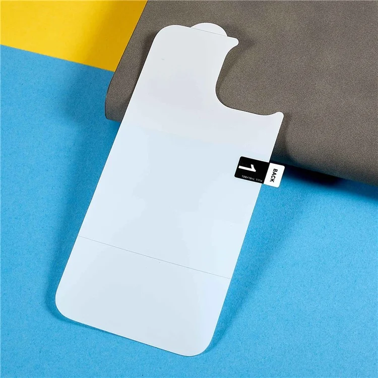 For iPhone 15 Phone Back Protector Hydrogel TPU + PET Full Cover Film