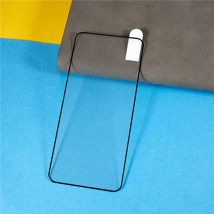 Para Xiaomi 14 Película de Tela Eletroprateada Seda Impressão Borda Preta Cola Total Protetor de Tela