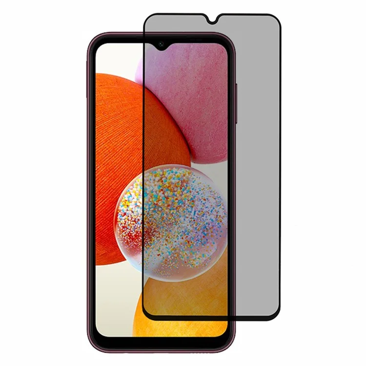 Per Samsung Galaxy A15 4G Anti-Spy Tempered Glass Full Screen Protector (Side Glue)