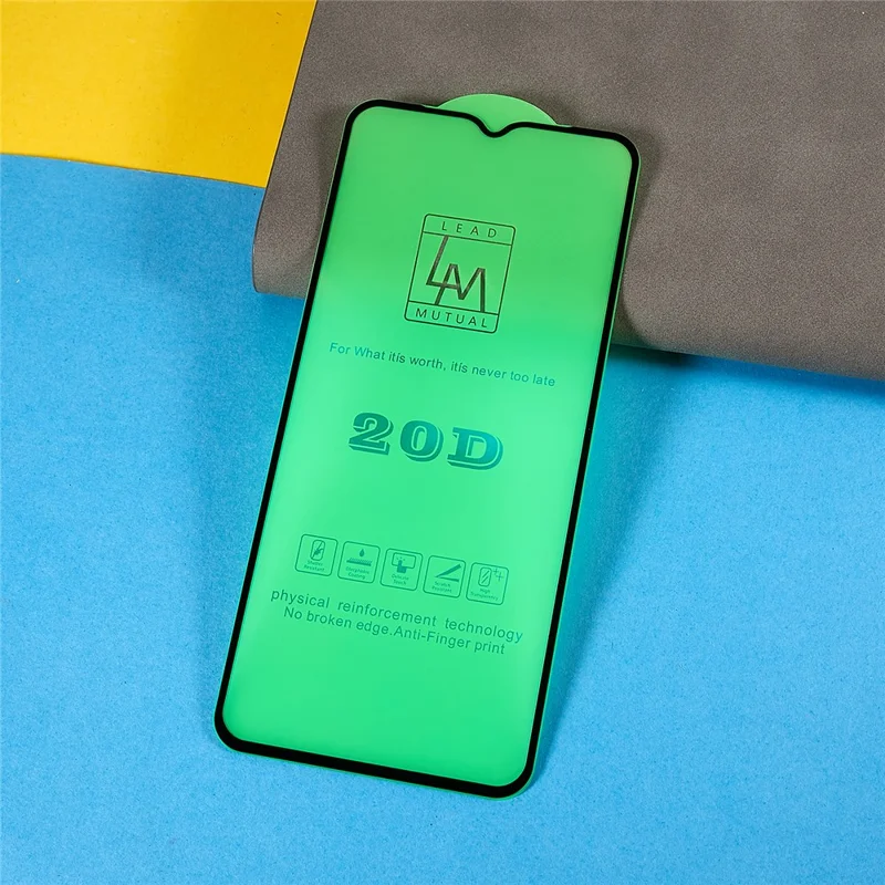 Pour Oppo A58 4G Full Screen Protector Silk Printing Full Glue 20D Tempered Glass Film