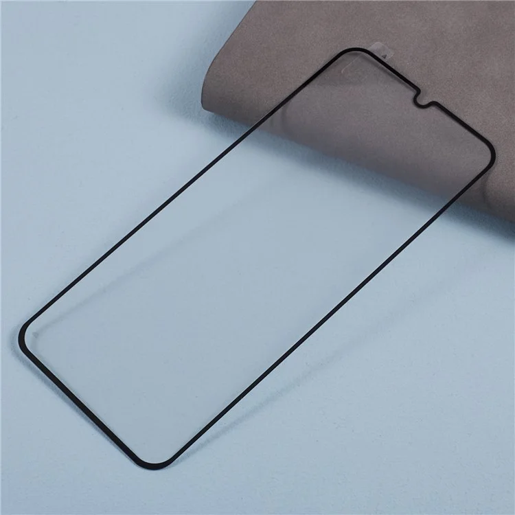 For Samsung Galaxy A15 4G Silk Printing Tempered Glass Film Full Glue Full Screen Protector