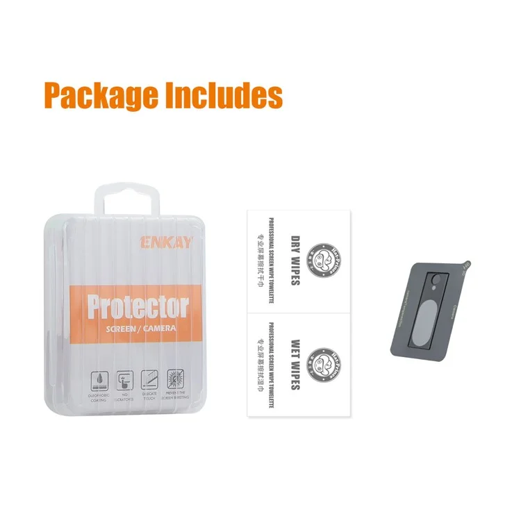ENKAY HAT PRINCE for Google Pixel 8 Camera Lens Film Tempered Glass Ultra Clear Anti-scratch Lens Protector