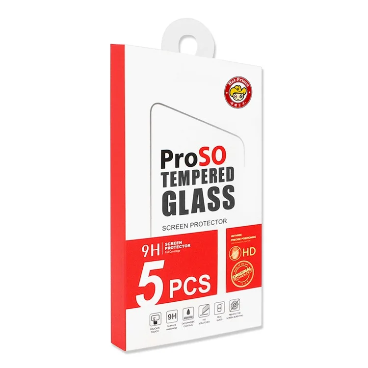 ENKAY HAT PRINCE 5Stk. 0,26 mm 2,5D Klarer Bildschirmschutz für Xiaomi Redmi 13C 4G / Poco C65 4G High Aluminium-Silizium-Glasfilm