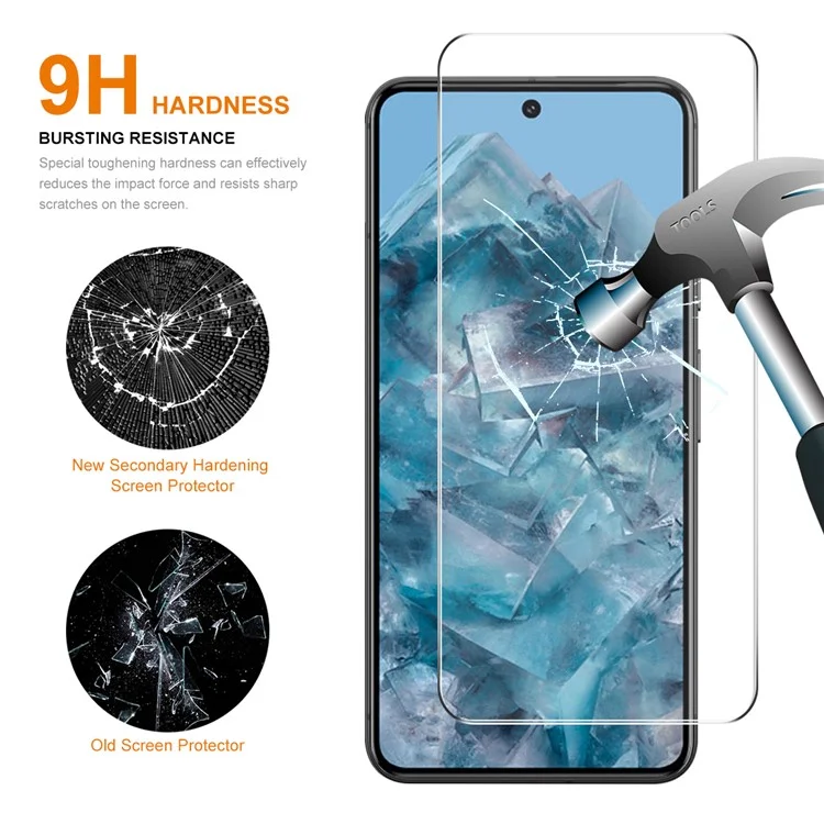 ENKAY HAT PRINCE For Google Pixel 8 Pro Screen Protector High Aluminium-silicon Glass 0.26mm 9H 2.5D Screen Film