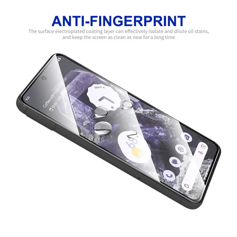 ENKAY HAT PRINCE 10Pcs per Google Pixel 8 High Aluminium-silicon Glass Screen Protector Full Glue Film
