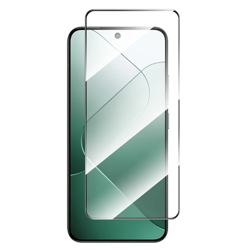 ENKAY HAT PRINCE para Xiaomi 14 Protector de pantalla completa con pegamento 0.26mm 9H 2.5D Película de impresión de seda