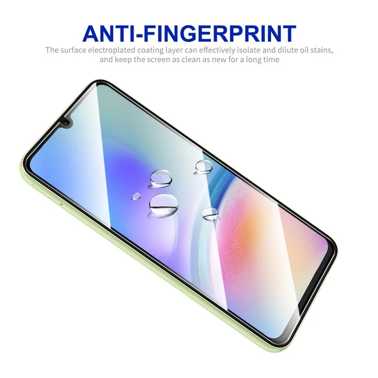ENKAY HAT PRINCE 5Pcs for Samsung Galaxy A05s 4G Full Screen Protector 2.5D Silk Printing Anti-explosion Film