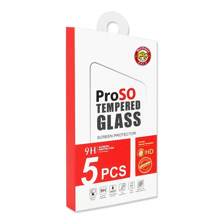 ENKAY HAT PRINCE 5Pcs for Samsung Galaxy A05s 4G Clear Screen Protector 0.26mm 2.5D High Aluminium-silicon Glass Film