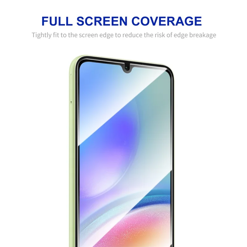 ENKAY HAT PRINCE 2Pcs para Samsung Galaxy A05s 4G Silk Printing High Aluminium-silicon Protetor de Tela de Vidro