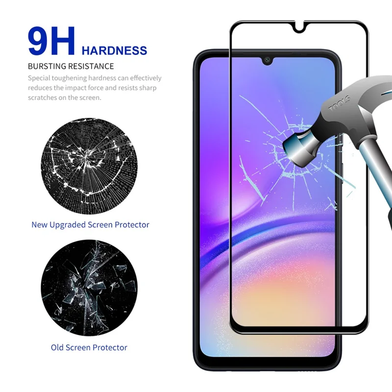 ENKAY HAT PRINCE لجهاز Samsung Galaxy A05 4G حامي شاشة شفاف فائق مع طباعة حريرية فيلم مقاوم للانفجار