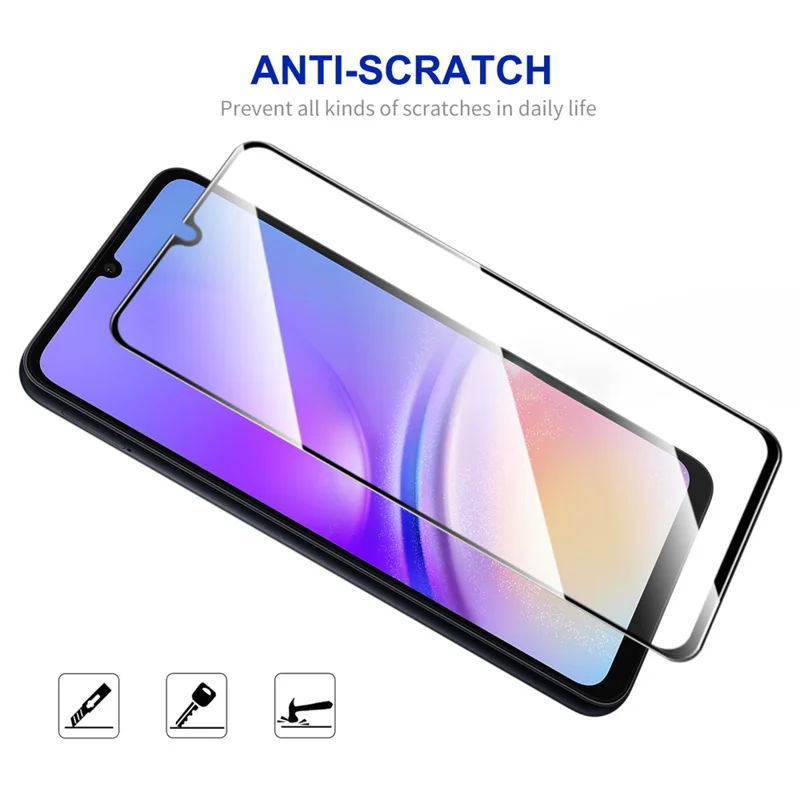 ENKAY HAT PRINCE لجهاز Samsung Galaxy A05 4G حامي شاشة شفاف فائق مع طباعة حريرية فيلم مقاوم للانفجار