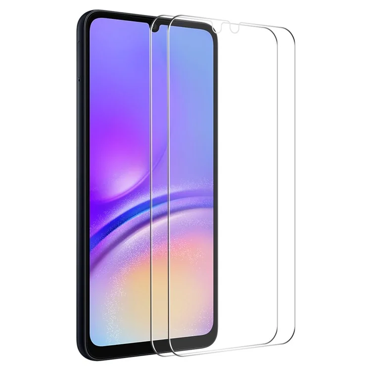 ENKAY HAT PRINCE 2Pcs для Samsung Galaxy A05 4G Высокое Алюминий-кремний Стеклянная Пленка 0.26мм 2.5D Прозрачный Экран Протектор