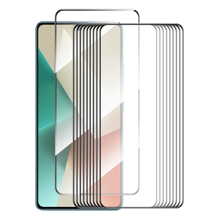 ENKAY HAT PRINCE 10Pcs for Xiaomi Redmi Note 13 5G / Note 13 Pro 5G Full Screen Protector Anti-explosion Film