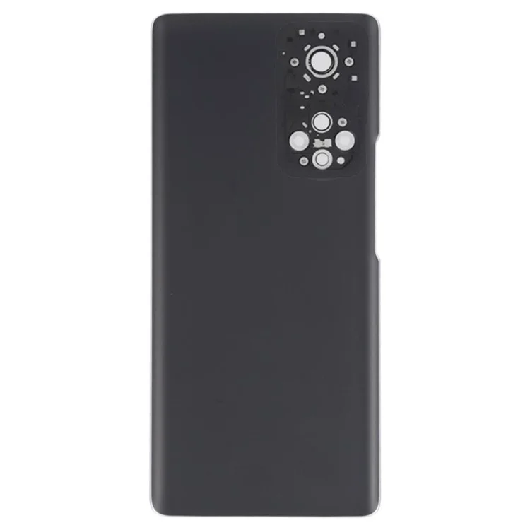 For Honor 50 Pro Housing Battery Door Back Cover with Camera Ring Cover Phone Parts (without Logo) - Black