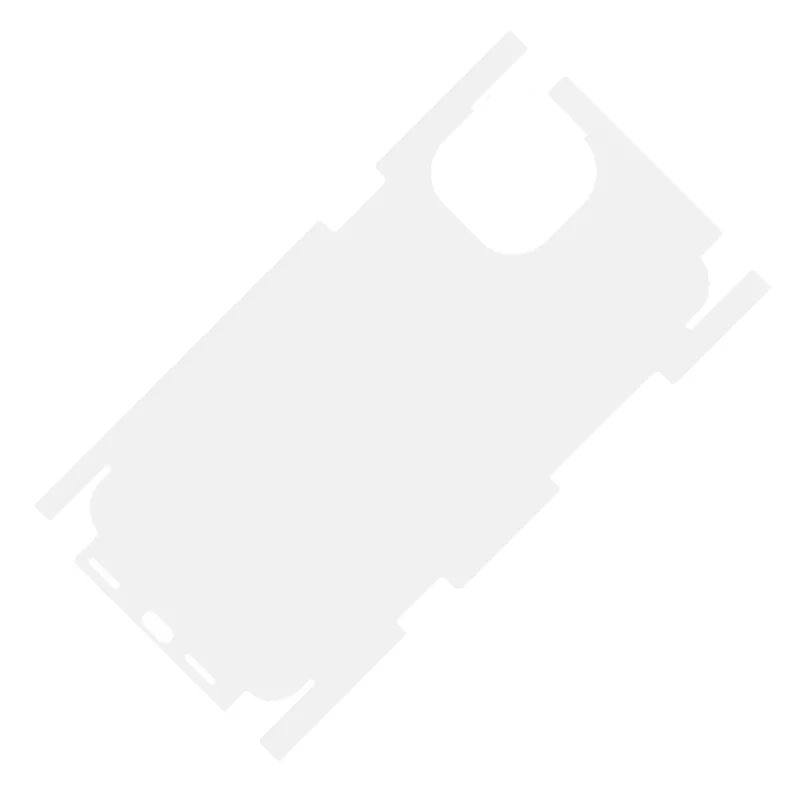 RURIHAI för iPhone 15 Pro Max Transparent bakre skärmskydd Ultratunt 0,1 mm Heltäckande AB-lim PET-film