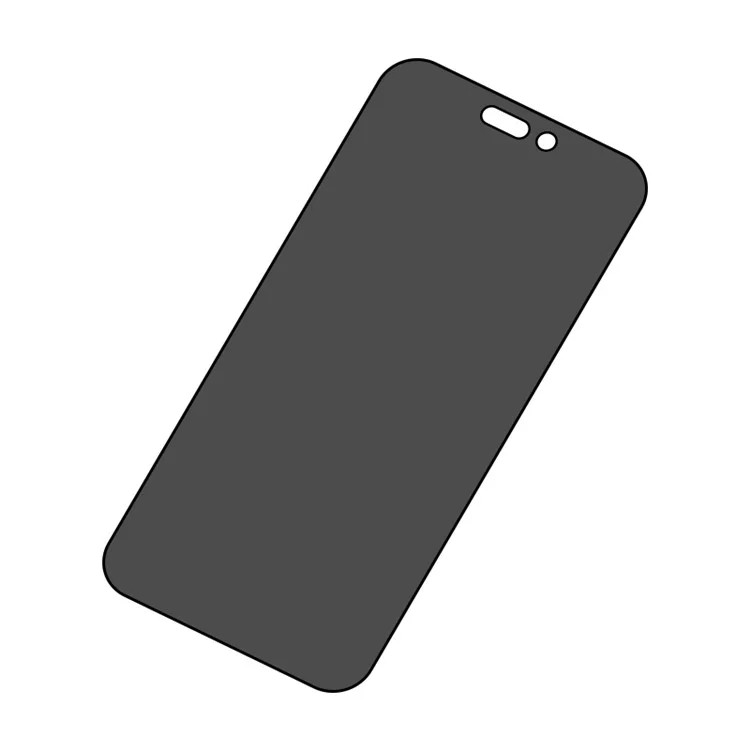 RURIHAI Für iPhone 15 Plus Handy Full Screen Protector 360-Grad Anti-Spionage Hochaluminium-Siliziumglas Bildschirmfilm
