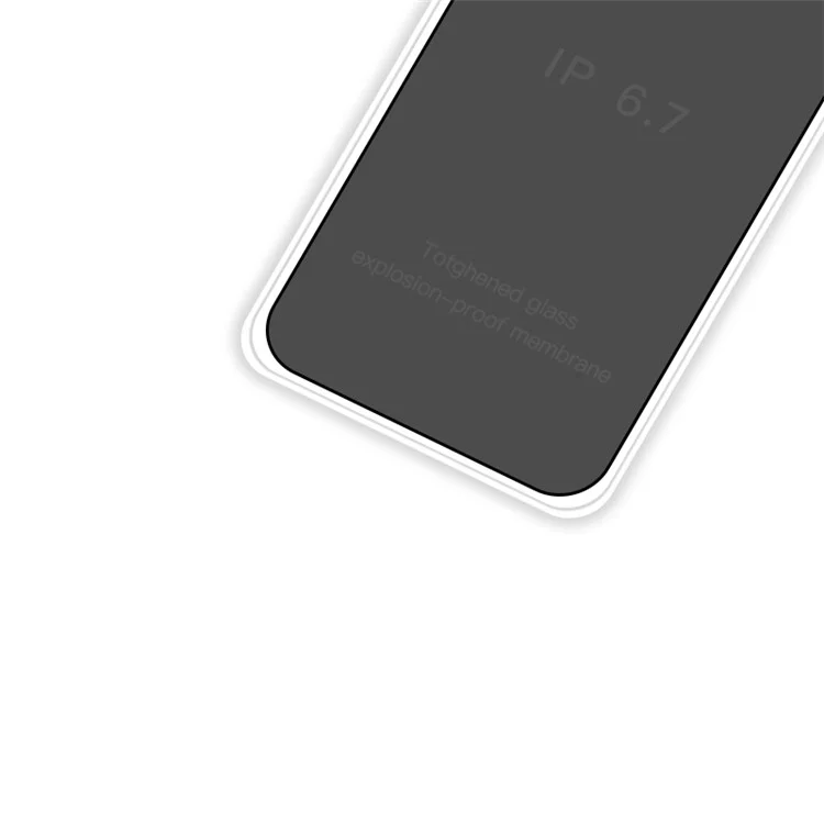 RURIHAI Für iPhone 15 Plus Handy Full Screen Protector 360-Grad Anti-Spionage Hochaluminium-Siliziumglas Bildschirmfilm