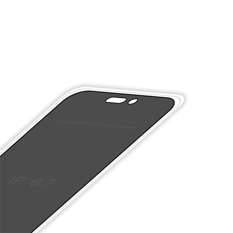 RURIHAI Für iPhone 15 Plus Handy Full Screen Protector 360-Grad Anti-Spionage Hochaluminium-Siliziumglas Bildschirmfilm