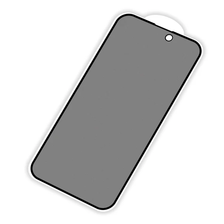 RURIHAI For iPhone 15 Pro Screen Film AG Matte High Aluminum-silicone Glass Anti-spy Screen Protector