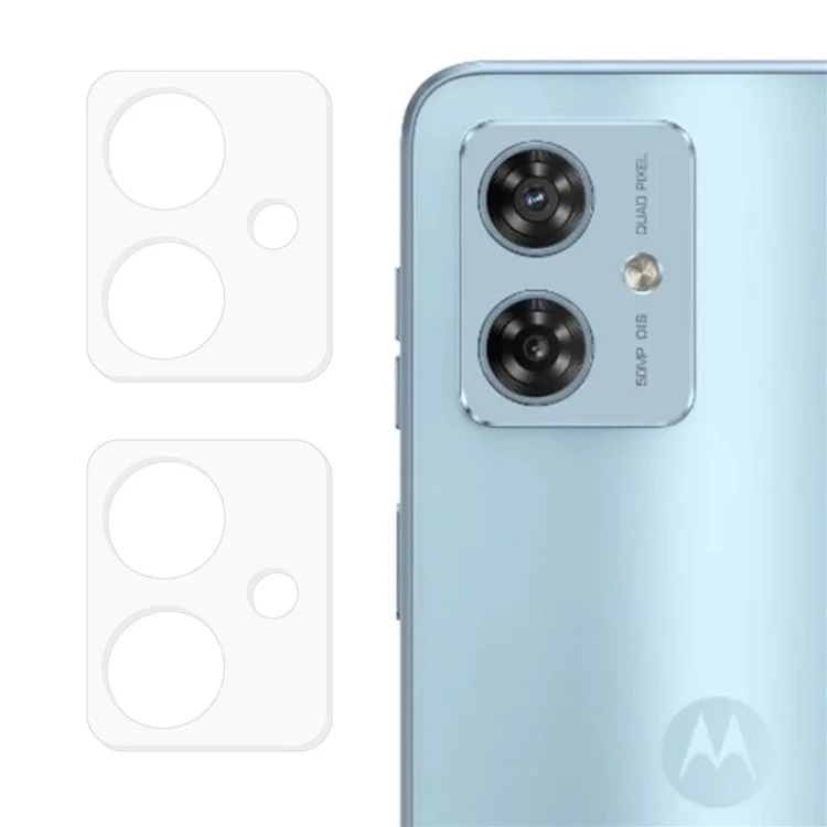 2Pcs For Motorola Moto G54 5G / Moto G64 5G Camera Lens Protector Ultra HD Tempered Glass 3D Arc Edge Rear Lens Film