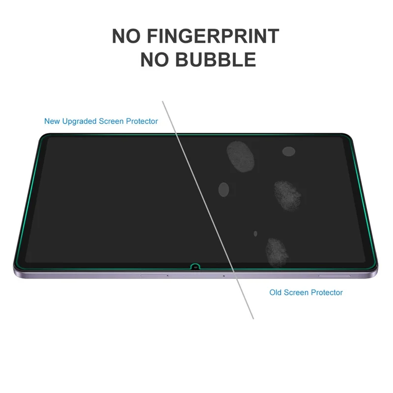 ENKAY HAT PRINCE per Samsung Galaxy Tab A9+ 9H 2.5D Protezione dello schermo del tablet Resistente ai graffi 0,33 mm Pellicola in vetro di alta qualità in alluminio-silicio
