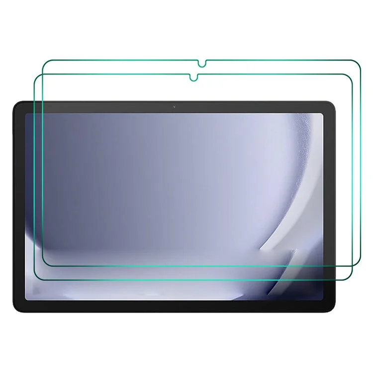 ENKAY HAT PRINCE 2Pcs For Samsung Galaxy Tab A9+ 0.33mm 9H 2.5D Screen Protector High Aluminium-silicon Glass Tablet Film