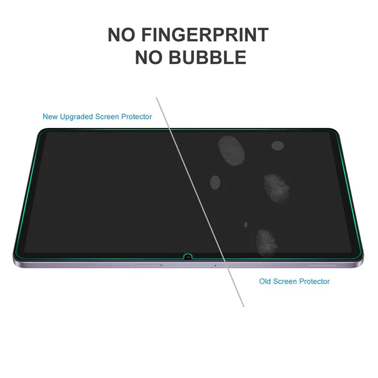 ENKAY HAT PRINCE 2Pcs For Samsung Galaxy Tab A9+ 0.33mm 9H 2.5D Screen Protector High Aluminium-silicon Glass Tablet Film