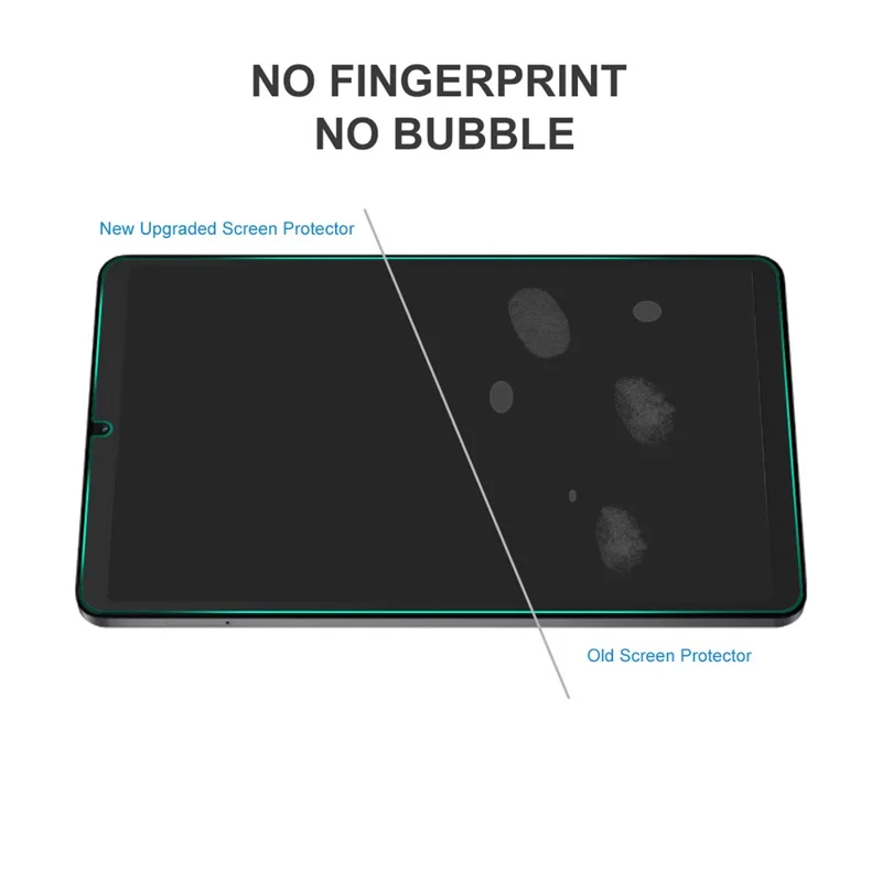 ENKAY HAT PRINCE Para Samsung Galaxy Tab A9 0,33mm Protetor de Tela de Tablet Anti-Arranhões 9H 2,5D Filme de Vidro de Alto Alumínio-Silício