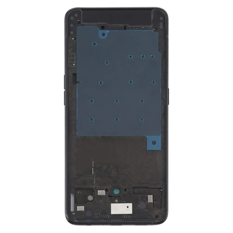For Oppo Reno / Reno 5G Phone Middle Plate Frame Repair Part (A-Side) (without Logo) - Black