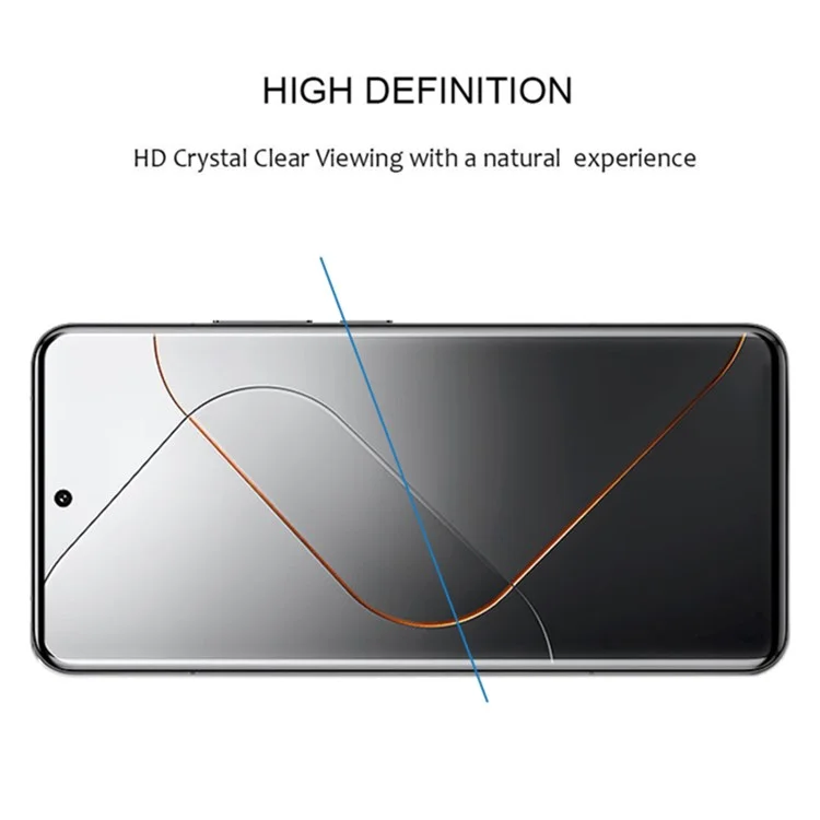 Para Xiaomi 14 Pro 3D Curved Screen Protector Side Glue Anti-explosion Tempered Glass Film
