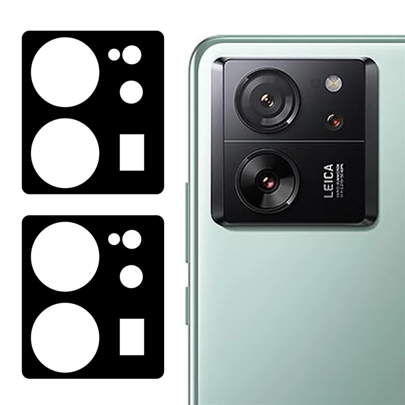 2Pcs For Xiaomi 13T / 13T Pro Camera Lens Protector Silk Printing Tempered Glass Lens Film
