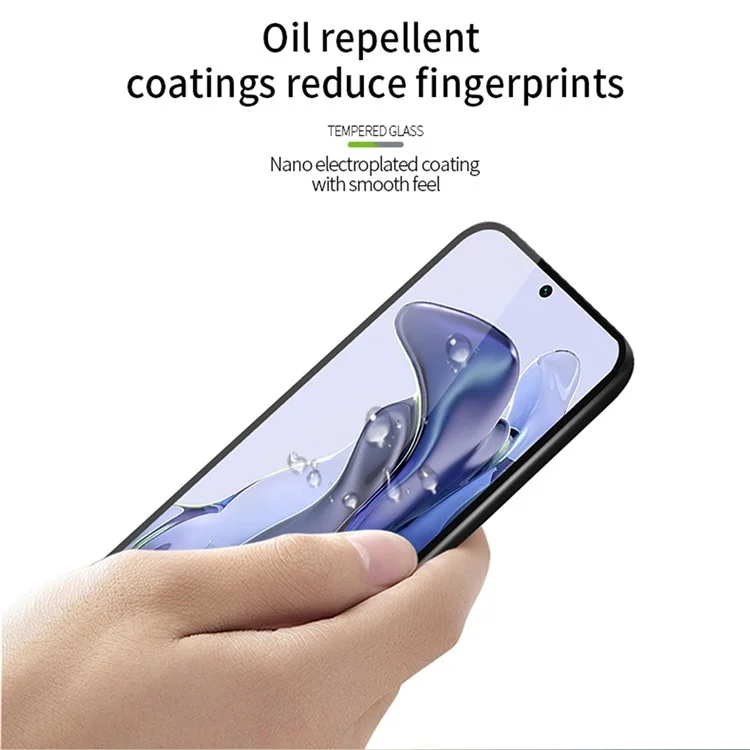 PINWUYO JK Tempered Glass Film Series-2 per Oppo A79 5G / A2 5G Anti-esplosione HD Clear Full Screen Protector